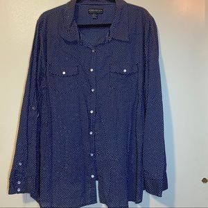 🌿 2 for $15: Forever 21 Plus Button Down Shirt